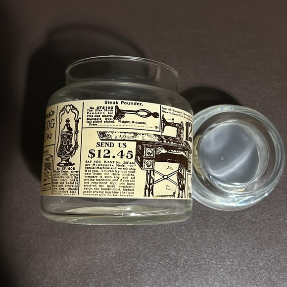 Vintage Sears Roebuck & Company glass jar with lid - Picture 9 of 13